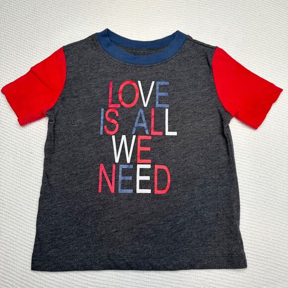 Dot Dot Smile Love Is All We Need Tee - Picture 1 of 3